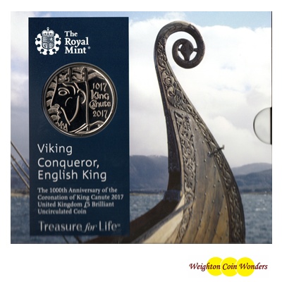 2017 BU £5 Coin Pack - King Canute